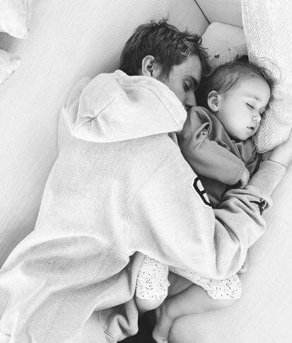Bay Bieber with her brother, Justin Bieber.